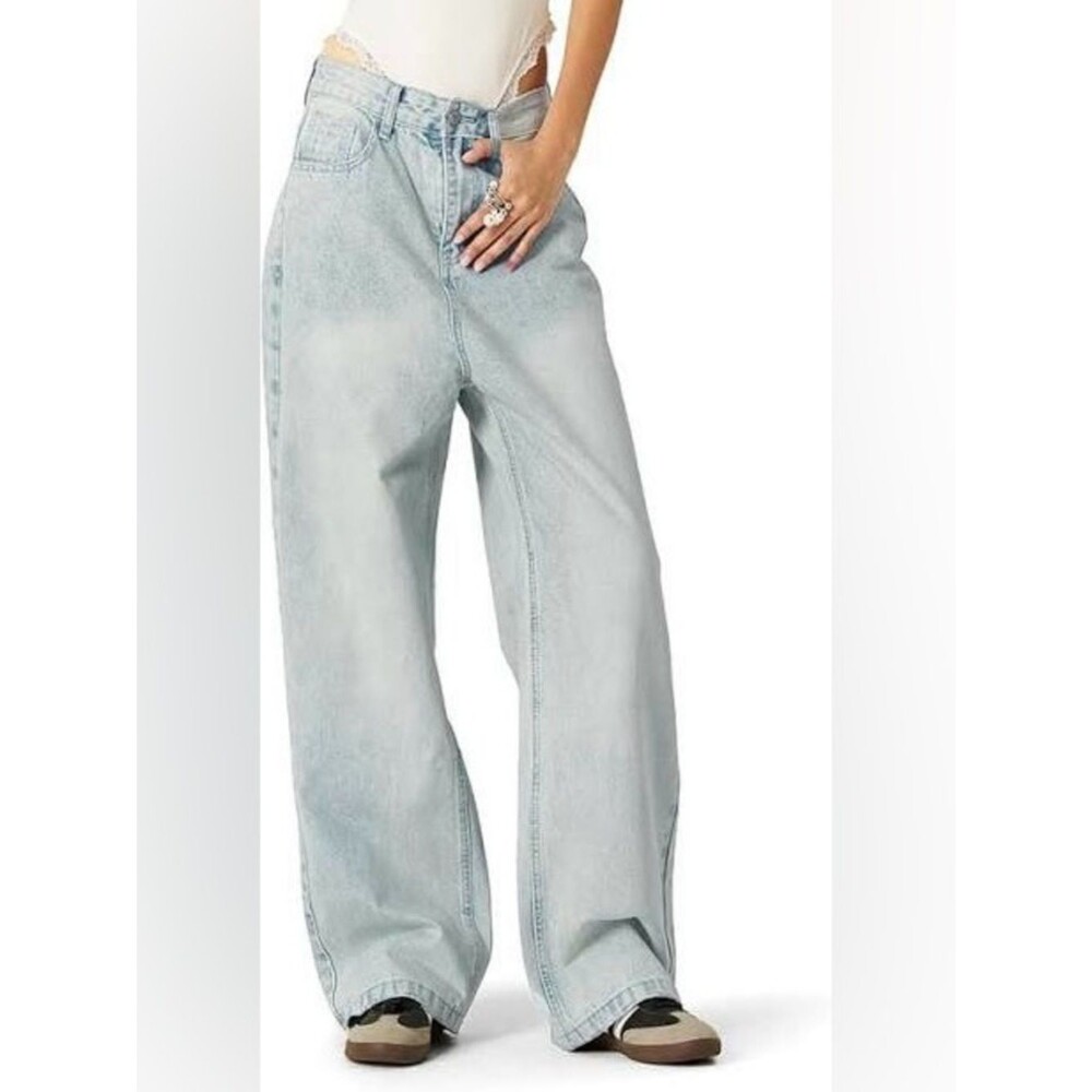 AELFRIC EDEN Baggy Jeans in Blue 28 NWOT